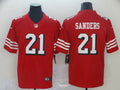 Men's San Francisco 49ers Deion Sanders #21 Red Game Player Jerseys