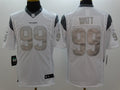 Men's Houston Texans J.J. Watt #99 White Alternate Game Jerseys