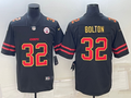 Men's Kansas City Chiefs Nick Bolton #32 Black Player Jerseys