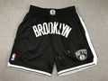Men's Brooklyn Nets Black Pocket Shorts1