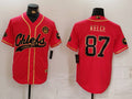 Men's Kansas City Chiefs Travis Kelce #87 Red Player Jerseys