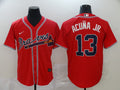 New Men's Atlanta Braves Ronald Acuna Jr. #13 Jerseys Red