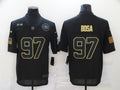 Men's San Francisco 49ers Nick Bosa #97 Black Authentic Game Jerseys