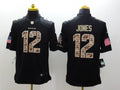 Men's Baltimore Ravens Jacoby Jones #12 Black Game Player Jerseys