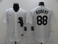 Men's Chicago White Sox Luis Robert #88 White Replica Baseball Jerseys