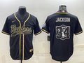 Men's Las Vegas Raiders Bo Jackson #34 Black Player Game Jerseys Joint Edition