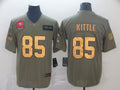 Men's San Francisco 49ers George Kittle #85 Brown Game Player Jerseys