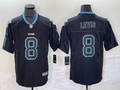 Men's Tennessee Titans Will Levis #8 Black Game Player Jerseys