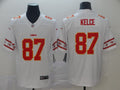 Men's Kansas City Chiefs Travis Kelce #87 White Game Player Jerseys