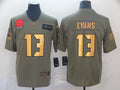 Men's Tampa Bay Buccaneers Mike Evans #13 Brown Game Player Jerseys