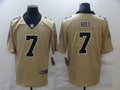 Men's New Orleans Saints Taysom Hill #7 Gold Inverted Game Jerseys
