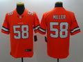 Men's Denver Broncos Von Miller #58 Orange Game Player Jerseys