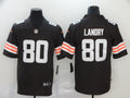 Men's Cleveland Browns Jarvis Landry #80 Brown Game Player Jerseys