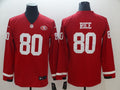Men's San Francisco 49ers Jerry Rice #80 Red Alternate Game Jerseys