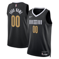 Men's Memphis Grizzlies Black 2023/24 Custom Swingman Jerseys - City Edition