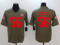 Men's San Francisco 49ers Ruben Foster #56 Brown Game Jerseys