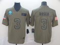 Men's Miami Dolphins Josh Rosen #3 Brown Game Jerseys