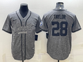 Men's Indianapolis Colts Jonathan Taylor #28 Gray Player Jerseys Joint Edition