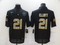 Men's Dallas Cowboys #21 Ezekiel Elliott Black Game Player Jerseys