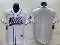 Men's Buffalo Bills White Blank Jerseys