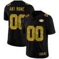 Custom1 New York Jets Leopard Print Fashion Vapor Limited Jerseys Black American Stitched Jerseys Football Jerseys