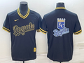 Men's Kansas City Royals Black Replica Player Jerseys