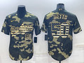 Men's Los Angeles Dodgers Mookie Betts #50 Camouflage Replica Baseball Jerseys