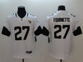 Men's Jacksonville Jaguars Leonard Fournette #27 White Game Player Jerseys