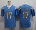 Men's Los Angeles Chargers Philip Rivers #17 Blue Game Jerseys