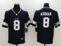 Men's Dallas Cowboys Troy Aikman #8 Navy Game Player Jerseys