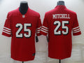 Men's San Francisco 49ers Elijah Mitchell #25 Scarlet Alternate Team Game Jerseys