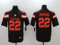 Men's Cleveland Browns Jabrill Peppers #22 Brown Game Jerseys