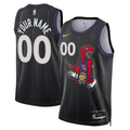 Men's Toronto Raptors Black 2024/25 Custom Swingman Jerseys - City Edition
