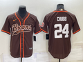 Men's Cleveland Browns Nick Chubb #24 Brown Game Jerseys Joint Edition