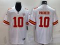 Men's Kansas City Chiefs Isiah Pacheco #10 White Game Jerseys