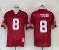Men's San Francisco 49ers Steve Young Mitchell & Ness Scarlet Legacy Replica Jerseys