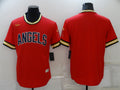 Men's Los Angeles Angels Red Replica Team Blank Jerseys