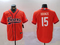 Men's Chicago Bears Rome Odunze #15 Orange Game Jerseys