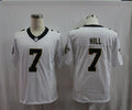 Men's New Orleans Saints Taysom Hill #7 White Game Jerseys