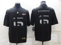 Men's Kansas City Chiefs Patrick Mahomes #15 Black Vapor Elite Jerseys