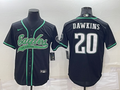 Men's Philadelphia Eagles Brian Dawkins #20 Black Game Jerseys Joint Edition