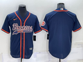 Men's Denver Broncos Navy Blank Jerseys