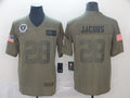 Men's Las Vegas Raiders Josh Jacobs #28 Brown Game Jerseys