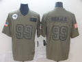 Men's Los Angeles Rams Aaron Donald #99 Brown Game Jerseys
