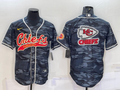 Men's Kansas City Chiefs Grey Camouflage Game Jerseys