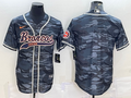 Men's Denver Broncos Grey Camouflage Blank Jerseys