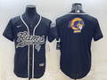 Men's Los Angeles Rams Black RFLCTV Limited Jerseys