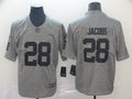 Men's Las Vegas Raiders Josh Jacobs #28 Gray Game Player Jerseys