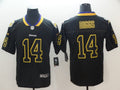 Men's Minnesota Vikings #14 Stefon Diggs Black Game Jerseys