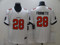 Men's Tampa Bay Buccaneers Leonard Fournette #28 White Game Jerseys